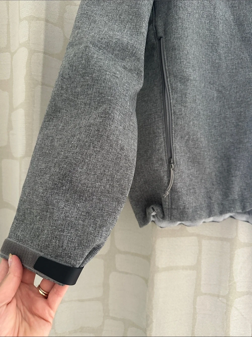 The North Face Gray Full-Zip Jacket - Men’s Large